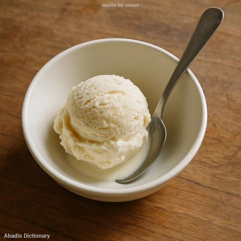 vanilla ice cream